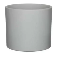 Bloempotten Voor Binnen-Mica Decorations Bloempot - lichtgrijs - keramiek - 17 x 14 cm