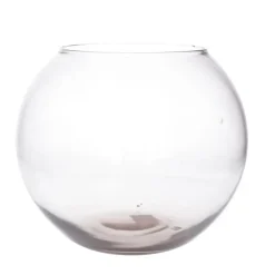 Vazen-Mica Decorations Bolvaas - kom - transparant - glas - 23 x 30 cm