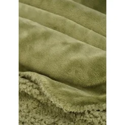 Plaids-Mica Decorations Bronte Fleece Plaid - L200 x B150 cm - Lichtgroen