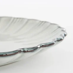 Mica Decorations Corfu Dinerbord - H2,5 x Ø26,5 cm - Keramiek - Grijs