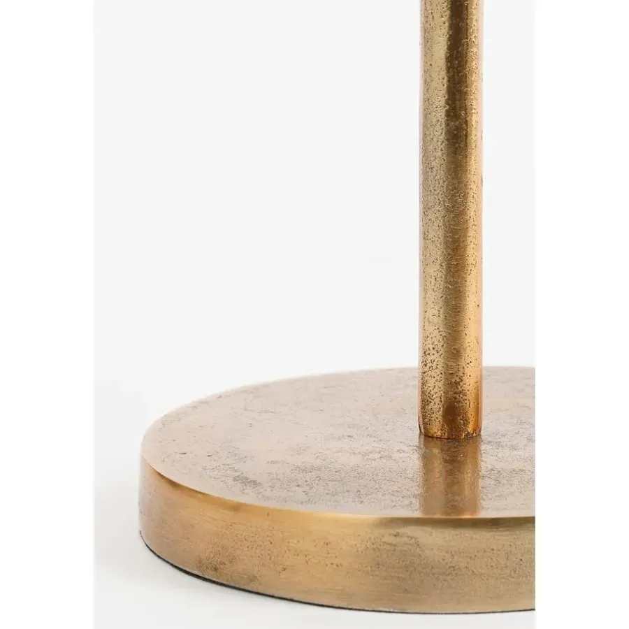 Beelden-Mica Decorations Curla Woondecoratie - L23 x B15 x H46 cm - Goud