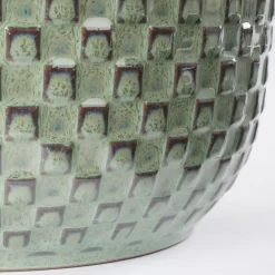 Bloempotten Voor Binnen-Mica Decorations Daan Bloempot - H20,5 x Ø21,5 cm - Groen
