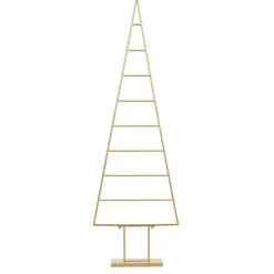 Kerstbomen-Mica Decorations Decoratie Kerstboom - L50 x B15 x H152 cm - Goud