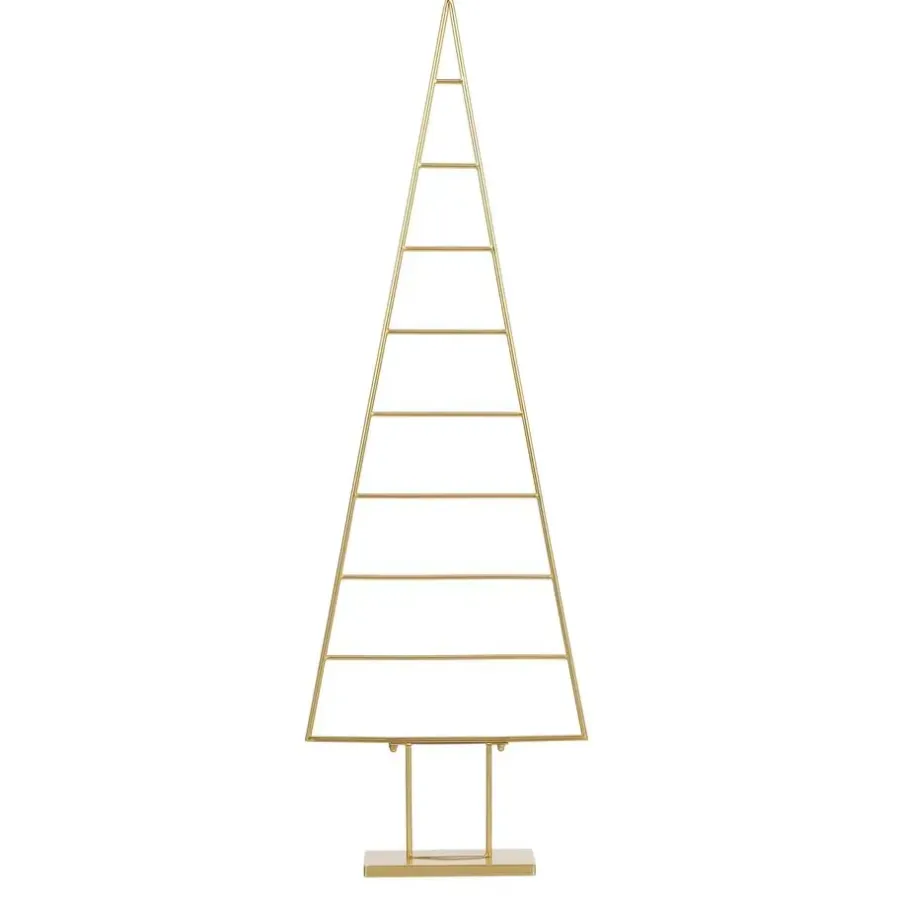 Kerstbomen-Mica Decorations Decoratie Kerstboom - L50 x B15 x H152 cm - Goud