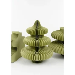Mica Decorations Decoratie Kerstboom - H212 x Ø148 cm - Papier - Groen