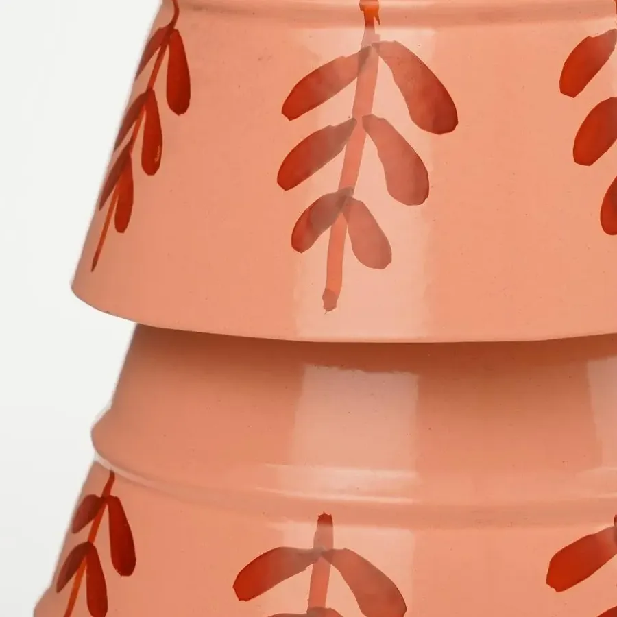 Kerstbomen-Mica Decorations Decoratie Kerstboom - H40 x Ø13 cm - IJzer - Roze