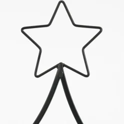 Kerstbomen-Mica Decorations Decoratie Kerstboom - L50 x B15 x H105 cm - IJzer - Zwart