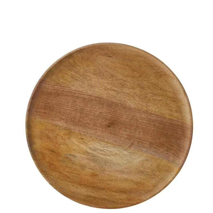 Borden-Mica Decorations Duko Bord - Ø40 cm - 100% FSC - Bruin