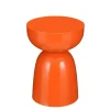 Mica Decorations Elliot Bijzettafel - H45 x Ø32 cm - IJzer - Oranje