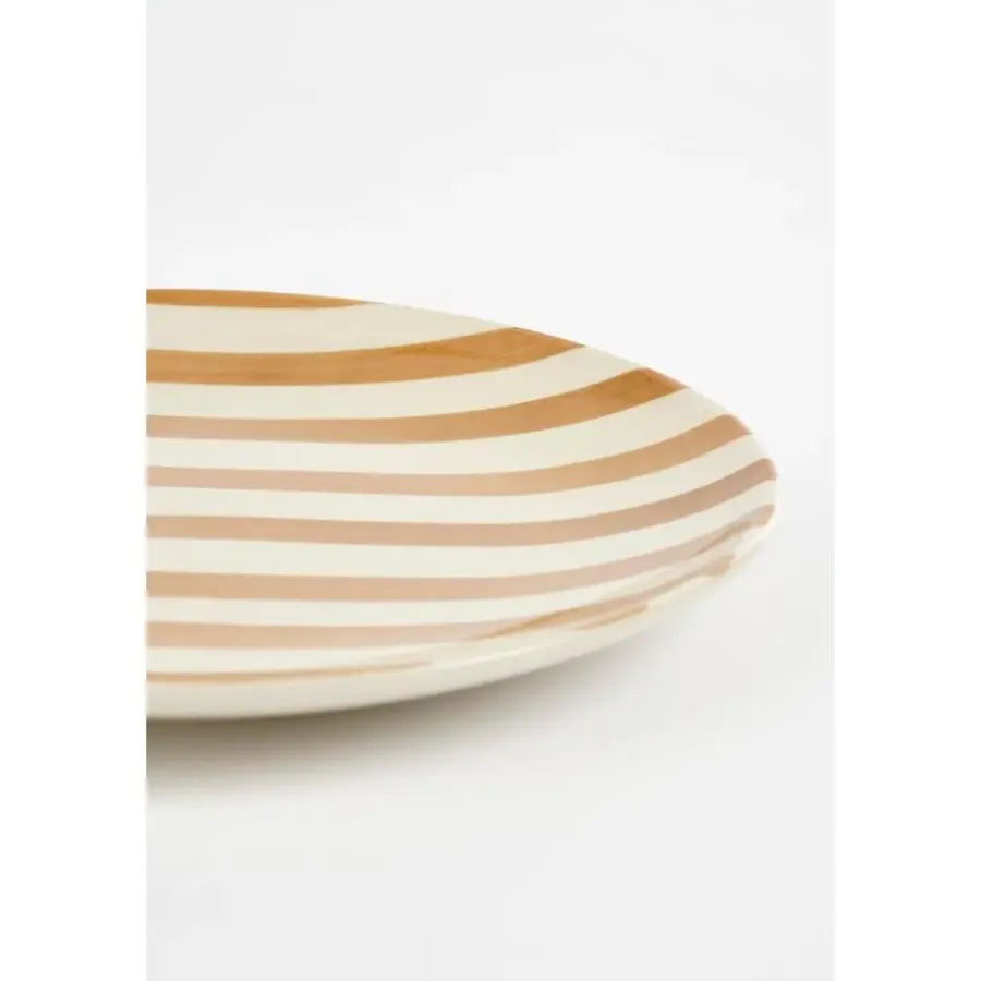 Mica Decorations Elsie Dinerbord - Assorti - H3 x Ø26 cm - Bruin