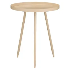 Mica Decorations Flores Bijzettafel - H49 x Ø42 cm - Beige