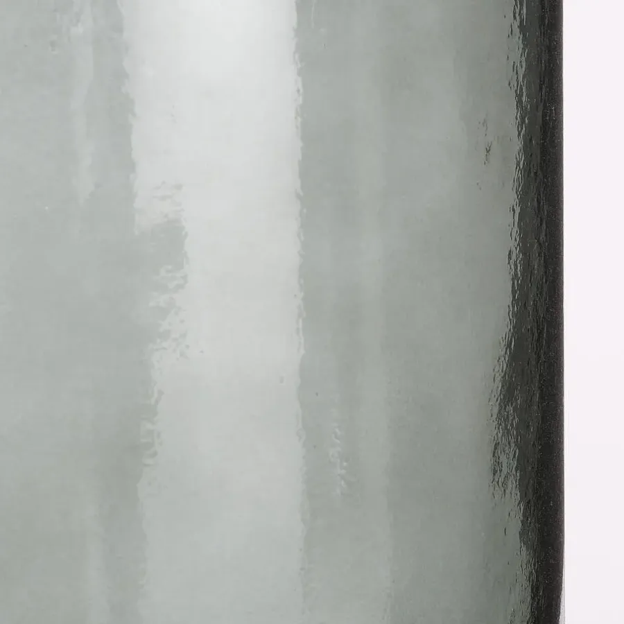 Mica Decorations Guan Glazen Fles - H75 x Ø25 cm - Groen