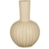 Vazen-Mica Decorations Holm Vaas - H52 x Ø34 cm - Keramiek - Crème