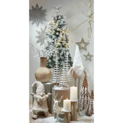 Mica Decorations Holm Vaas - H42 x Ø27,5 cm - Keramiek - Crème