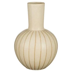 Mica Decorations Holm Vaas - H42 x Ø27,5 cm - Keramiek - Crème