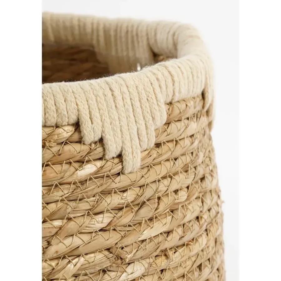 Opbergmanden-Mica Decorations Jorck Plantenmandenset - H24 x Ø26 cm - Beige