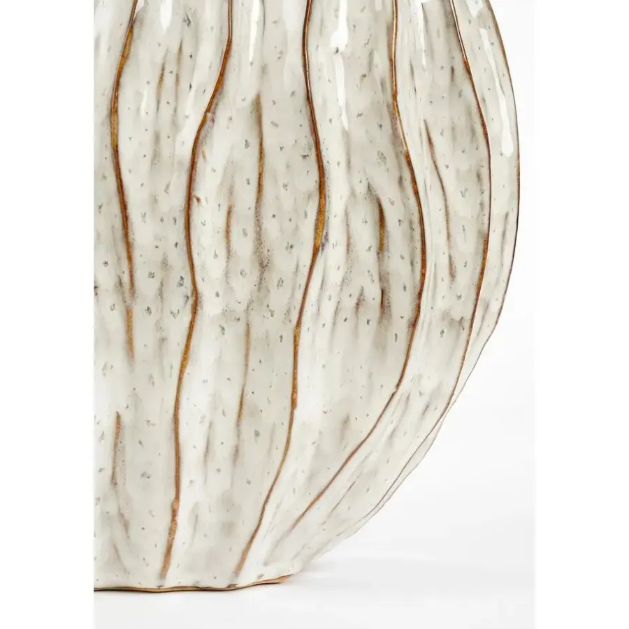 Vazen-Mica Decorations Jovi Vaas - L43 x B23 x H41 cm - Keramiek - Wit