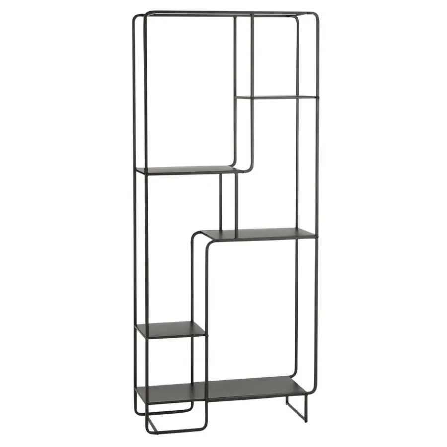 Wandrekken-Mica Decorations Jules Open kast - L76 x B30 x H178 cm - Zwart