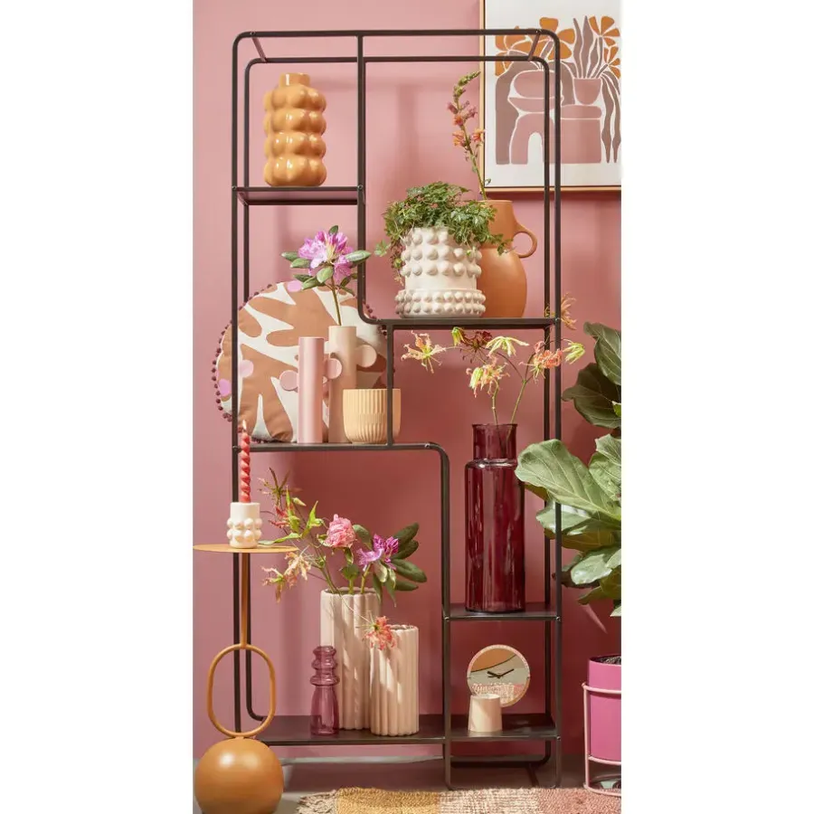 Wandrekken-Mica Decorations Jules Open kast - L76 x B30 x H178 cm - Zwart