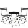 Mica Decorations Laurence Bistroset - Set van 3 - Metaal - Zwart