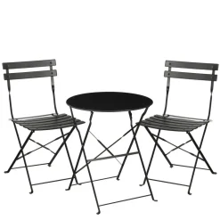 Mica Decorations Laurence Bistroset - Set van 3 - Metaal - Zwart