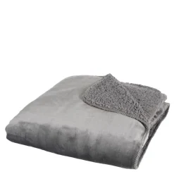 Mica Decorations Mardy Fleece Plaid - L200 x B150 cm - Antraciet