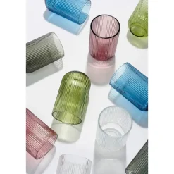 Waterglazen-Mica Decorations Merlot Drinkglas - Set van 6 - 400 ml - Grijs
