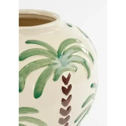 Vazen-Mica Decorations Paradiso Vaas - H32 x Ø26 cm - Keramiek - Off-white