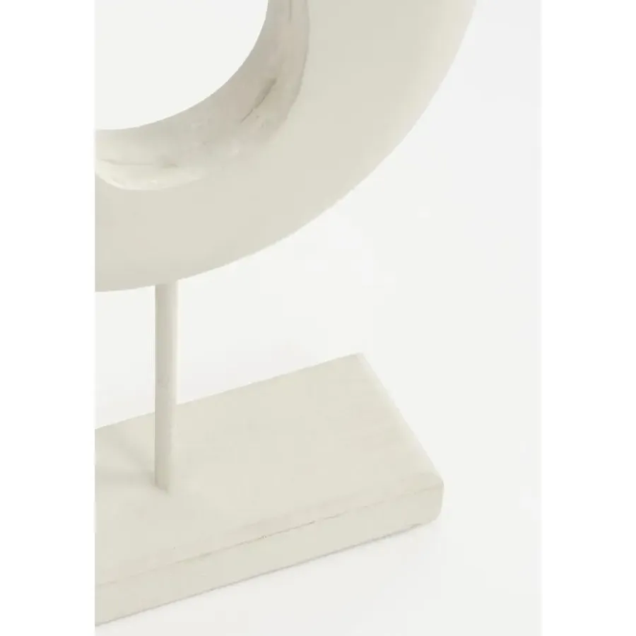 Beelden-Mica Decorations Pastina Ornament op Voet - L6,5 x B16,5 x H37,5 cm