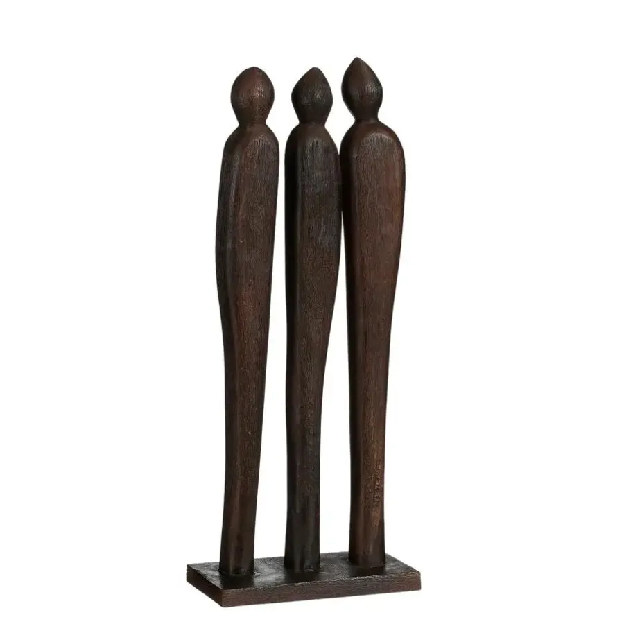 Beelden-Mica Decorations Pegara Woondecoratie - L7 x B18 x 46 cm - FSC 100%