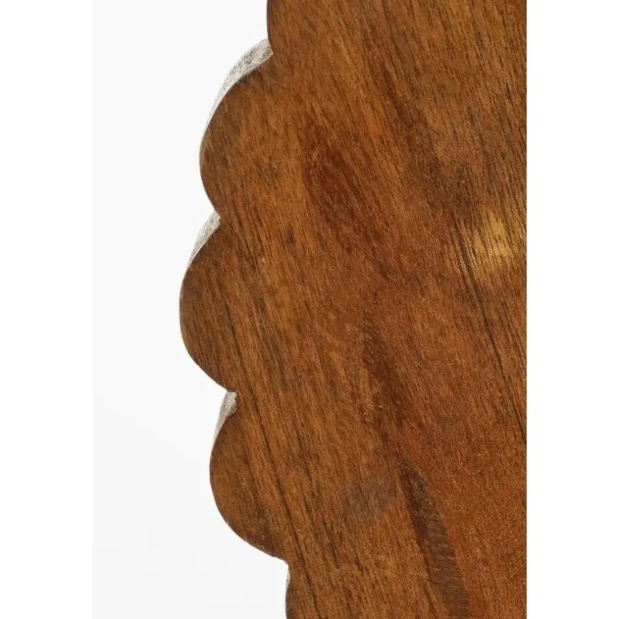 Beelden-Mica Decorations Petra Decoratie - L39 x B21 x H8 cm - Hout - Bruin