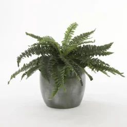 Bloempotten Voor Binnen-Mica Decorations Plantenpot - groen - glans - keramiek - 28 x 26 cm