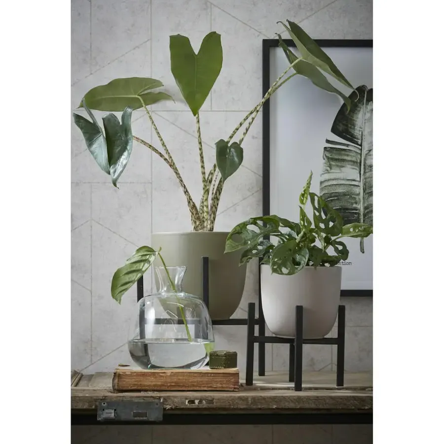 Bloempotten|Bloempotten Voor Binnen-Mica Decorations Plantenpot - bruin - keramiek - 25 x 23 cm