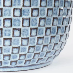 Bloempotten Voor Binnen-Mica Decorations Plantenpot - keramiek - blauw - D17 x H16 cm