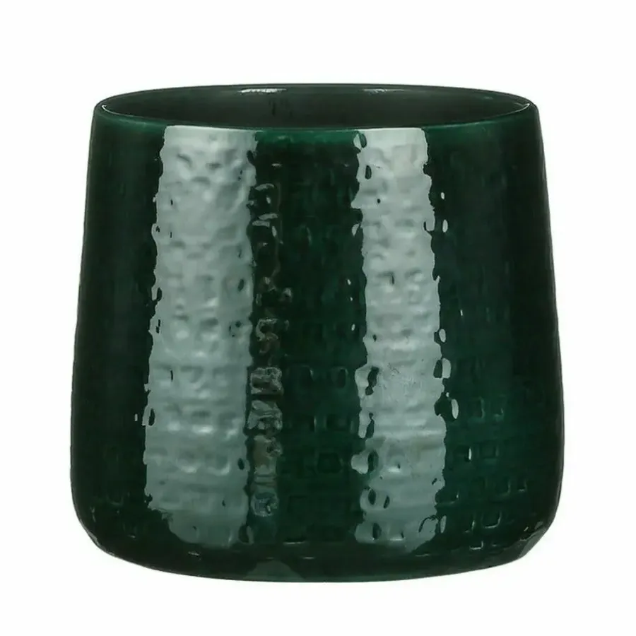 Bloempotten Voor Binnen-Mica Decorations Plantenpot - Keramiek - green - 24 x 21 cm