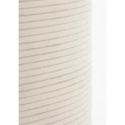Poefen-Mica Decorations Poef met Opbergruimte - H41 x Ø42 cm - Off-white