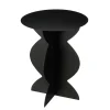 Mica Decorations Rafi Bijzettafel - H50 x Ø40 cm - IJzer - Zwart