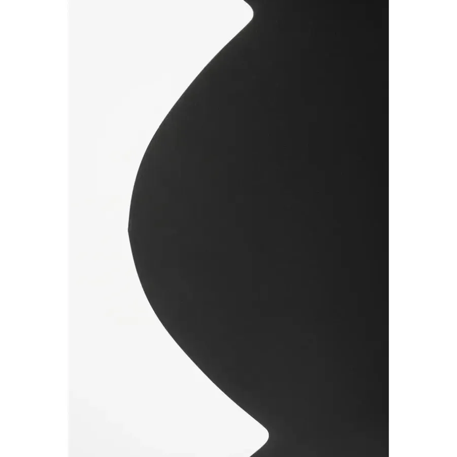 Mica Decorations Rafi Bijzettafel - H50 x Ø40 cm - IJzer - Zwart