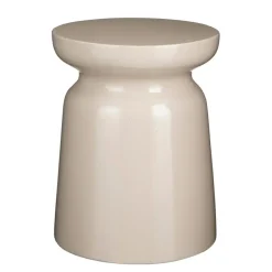 Bijzettafels-Mica Decorations Stage Bijzettafel - H45 x Ø35 cm - Cement - Beige