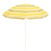Parasols-Mica Decorations Strandparasol - H180 x Ø160 cm - Geel