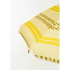 Parasols-Mica Decorations Strandparasol - H180 x Ø160 cm - Geel