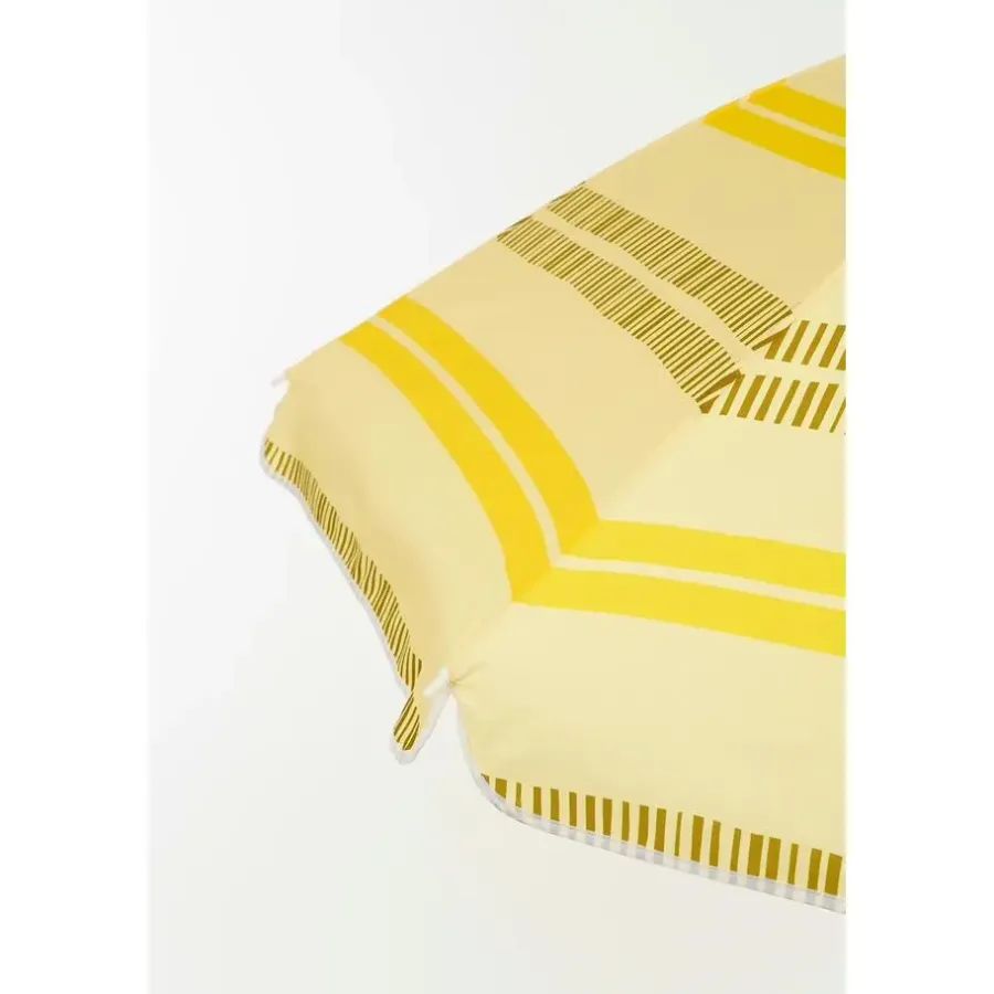 Parasols-Mica Decorations Strandparasol - H180 x Ø160 cm - Geel
