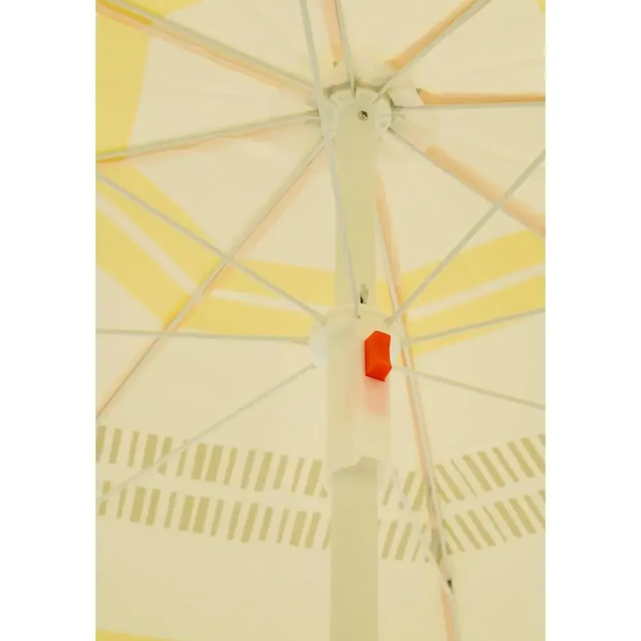 Parasols-Mica Decorations Strandparasol - H180 x Ø160 cm - Geel