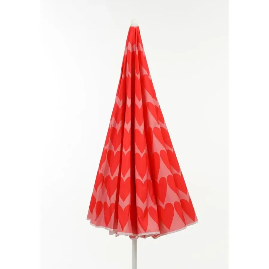 Mica Decorations Strandparasol - H180 x Ø160 cm - Roze