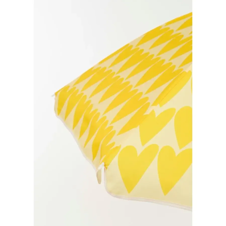 Parasols-Mica Decorations Strandparasol - H180 x Ø160 cm - Geel