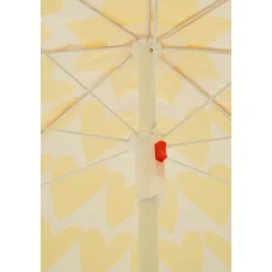 Parasols-Mica Decorations Strandparasol - H180 x Ø160 cm - Geel