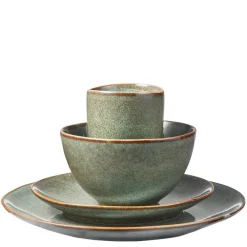 Serviessets-Mica Decorations Tabo Serviesset 4 persoons Keramiek Groen