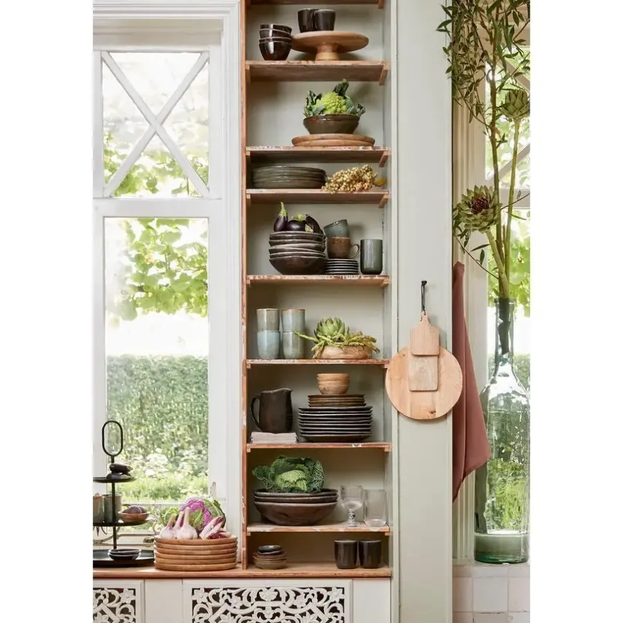 Serviessets-Mica Decorations Tabo Serviesset 4 persoons Keramiek Zwart