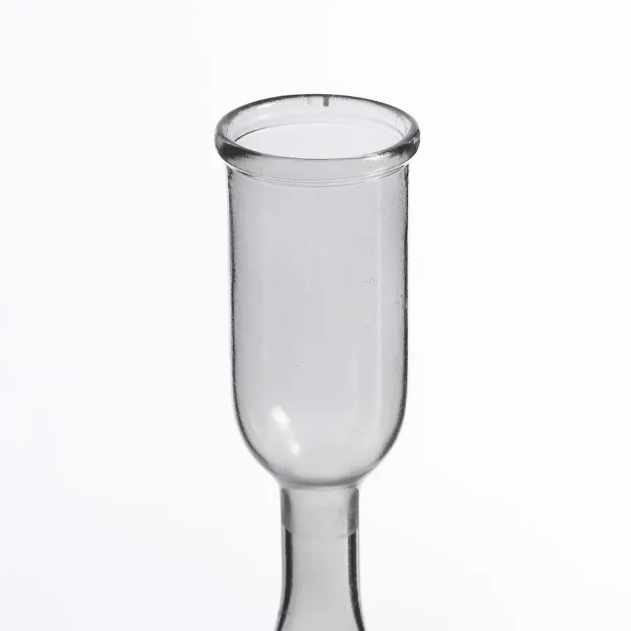 Kandelaars En Windlichten-Mica Decorations Trent Kandelaar - H33 x Ø9 cm - Glas - Donkergrijs