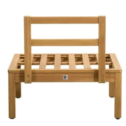 Leen Bakker Middenfauteuil Orleans - eucalyptushout - 78x72x65 cm